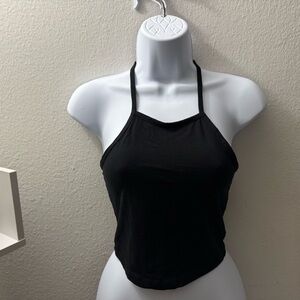 BP Black Fitted Crop Tank Top